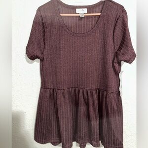 Babydoll Top.. Plus Size